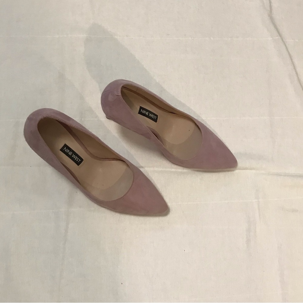 Nine West Lavender Color US Size 6 1/2 with 3.5” Heels